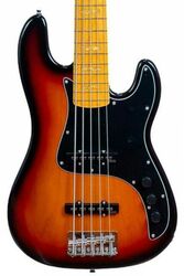 Bajo eléctrico de cuerpo sólido Markbass MB GV 5 Gloxy CR MP Passive - 3-Tone Sunburst