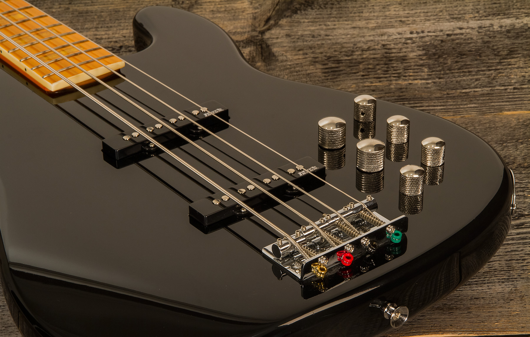 Markbass Mb Gv 4 Gloxy Val Cr Mp Active Mn - Black - Bajo eléctrico de cuerpo sólido - Variation 5