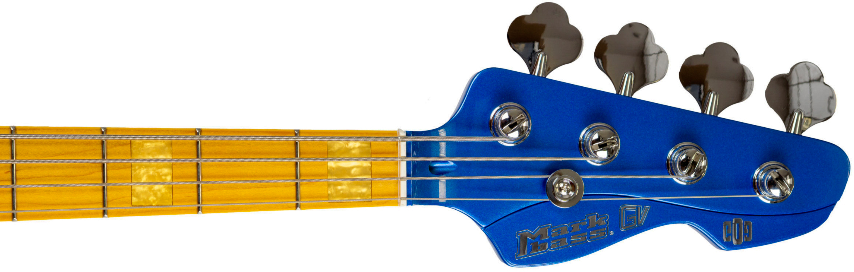 Markbass Mb Gv 4c Cr Mn Fc Passive Gloxy Gog Mn - Blue Sky - Bajo eléctrico de cuerpo sólido - Variation 2