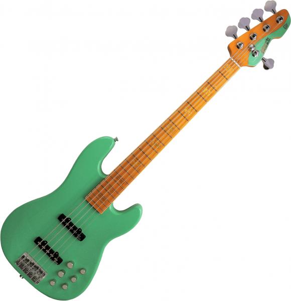 usted está Cielo Más allá Bajo eléctrico de cuerpo sólido Markbass MB GV 5 Gloxy Val CR MP - surf  green verde