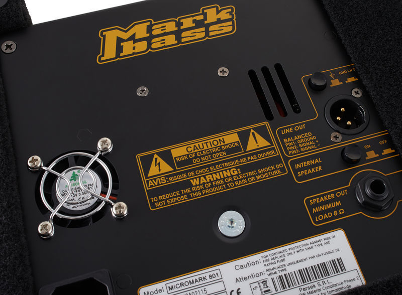 Markbass Micromark 801 60w 1x8 Black - Combo amplificador para bajo - Variation 2