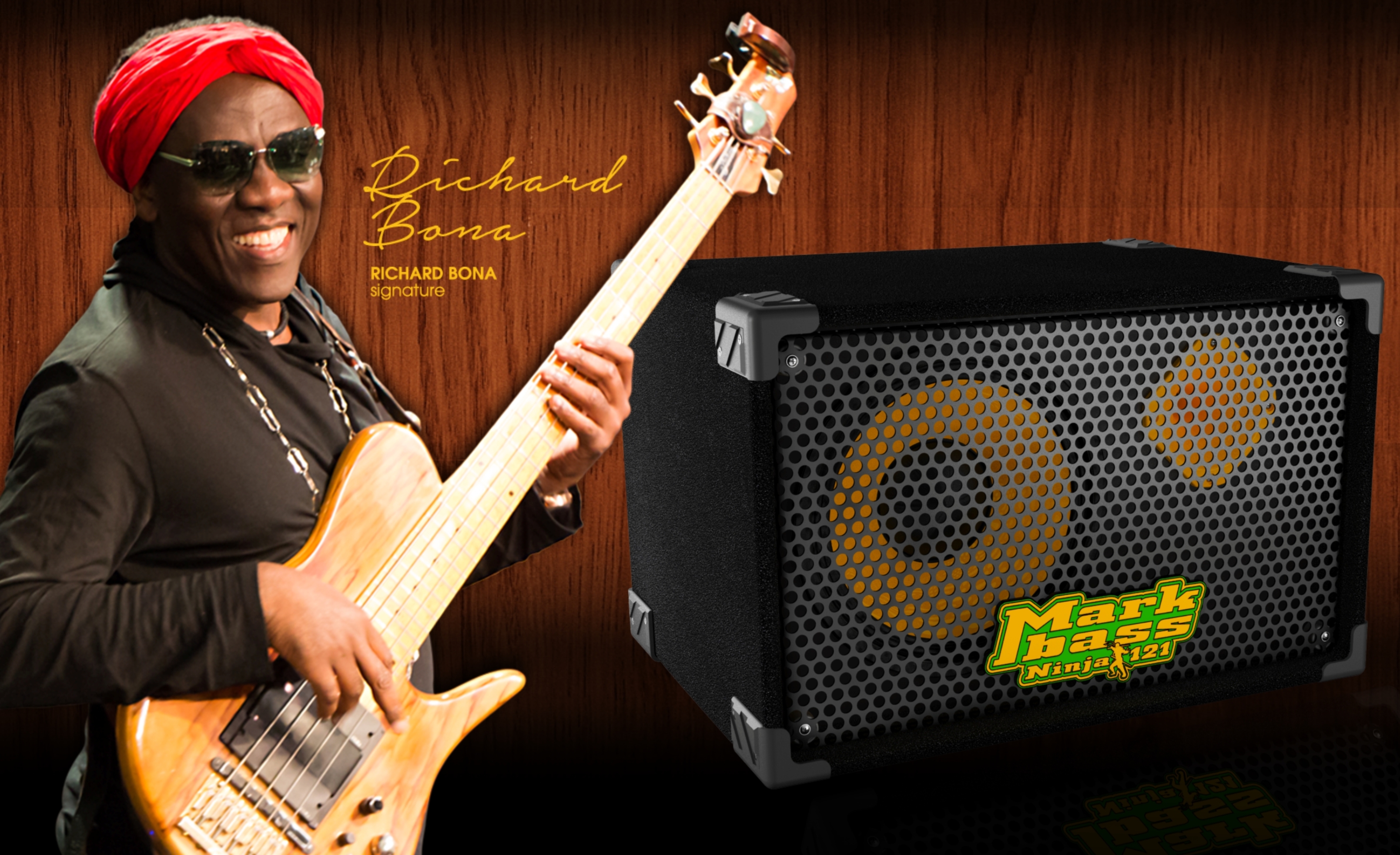 Markbass Traveler 121 Ninja - Richard Bona Signature - 1x12 800w 4-ohms - Pantalla para bajo - Variation 1