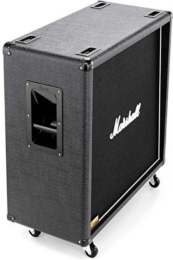 Marshall 1960bv Straight 4x12 280w 4/8/16-ohms Stereo Pan Droit - Cabina amplificador para guitarra eléctrica - Variation 1