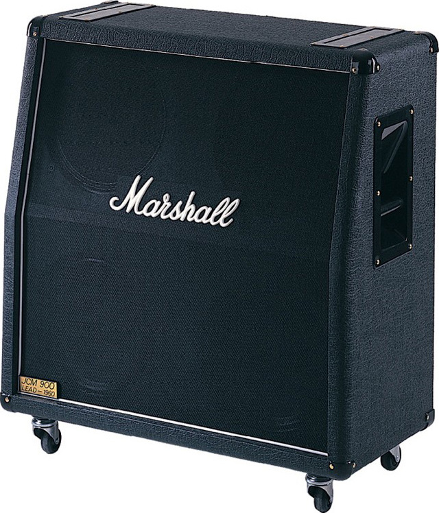 Marshall 1960av Angled 4x12 280w 4/8/16-ohms Stereo  Pan Coupe Vintage 30 - Cabina amplificador para guitarra eléctrica - Main picture