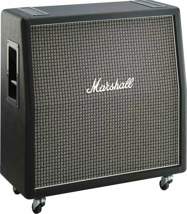 Marshall 1960ax Angled 4x12 100w 16-ohms Pan Coupe Greenback G12m - Cabina amplificador para guitarra eléctrica - Main picture