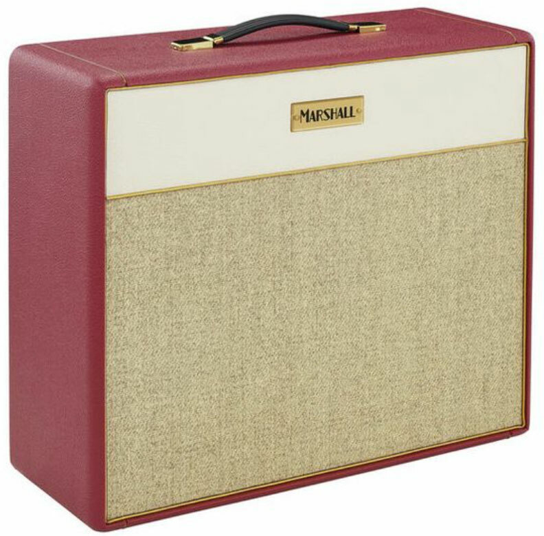 Marshall 1974cx Handwired Vintage Reissue Cab 1x12 20w 16-ohms Maroon/cream Levant - Cabina amplificador para guitarra eléctrica - Main picture