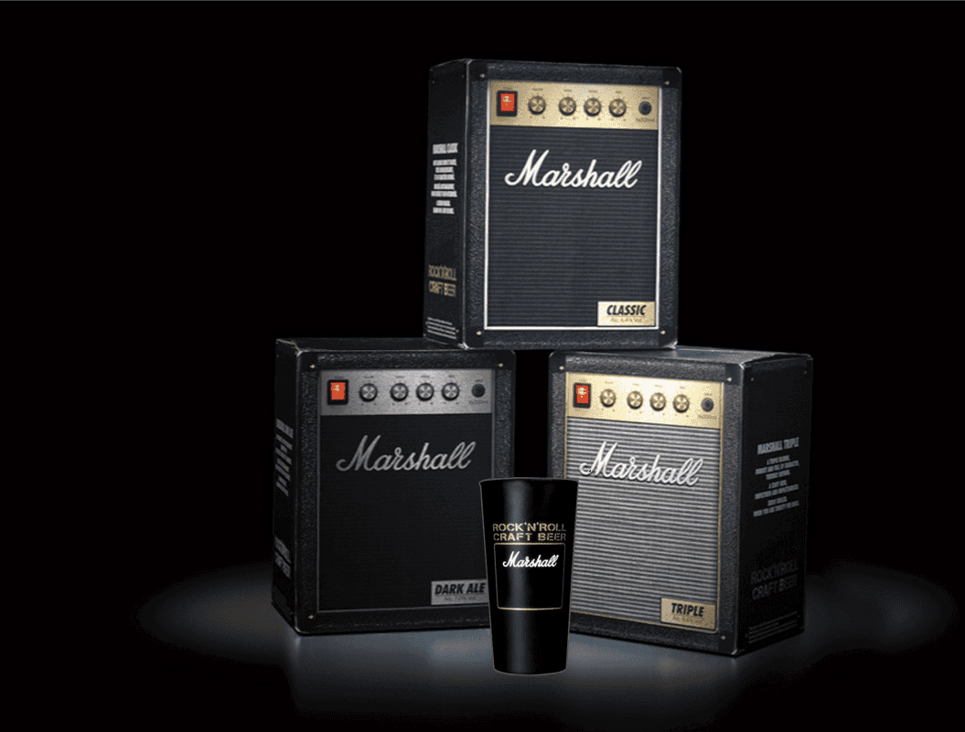 Marshall 6 Classic 6 Darkale 6 Triple 6 Cups 50cl - BEER - Main picture