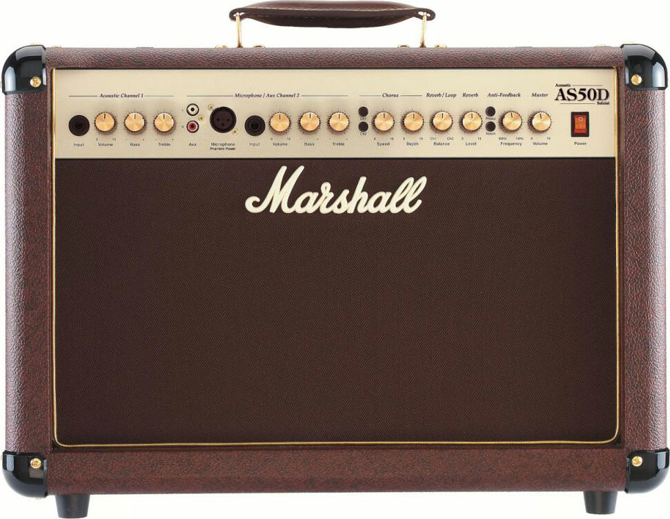 Marshall As50d Acoustic 2x8 50w - Combo amplificador para guitarra eléctrica - Main picture