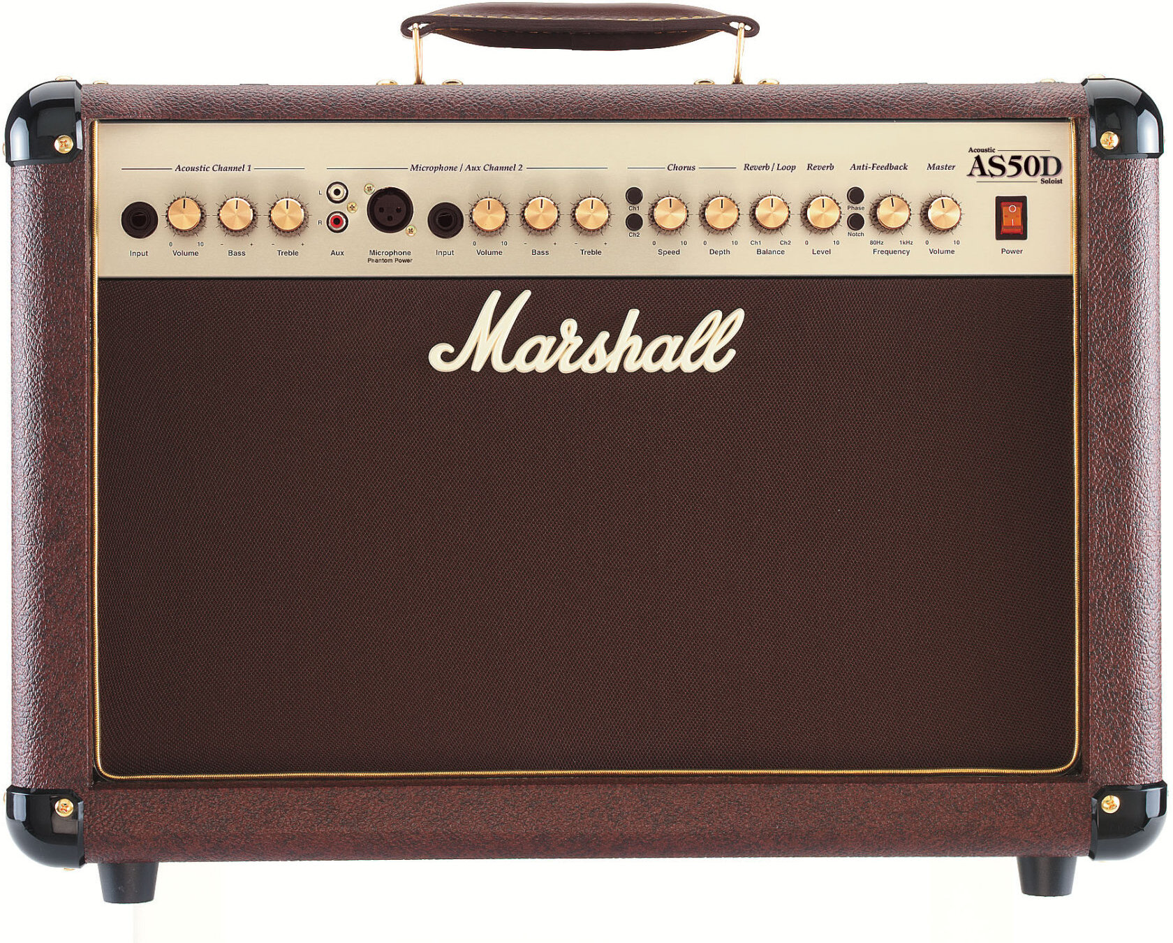 Marshall As50d Acoustic 2x8 50w - Combo amplificador para guitarra eléctrica - Main picture