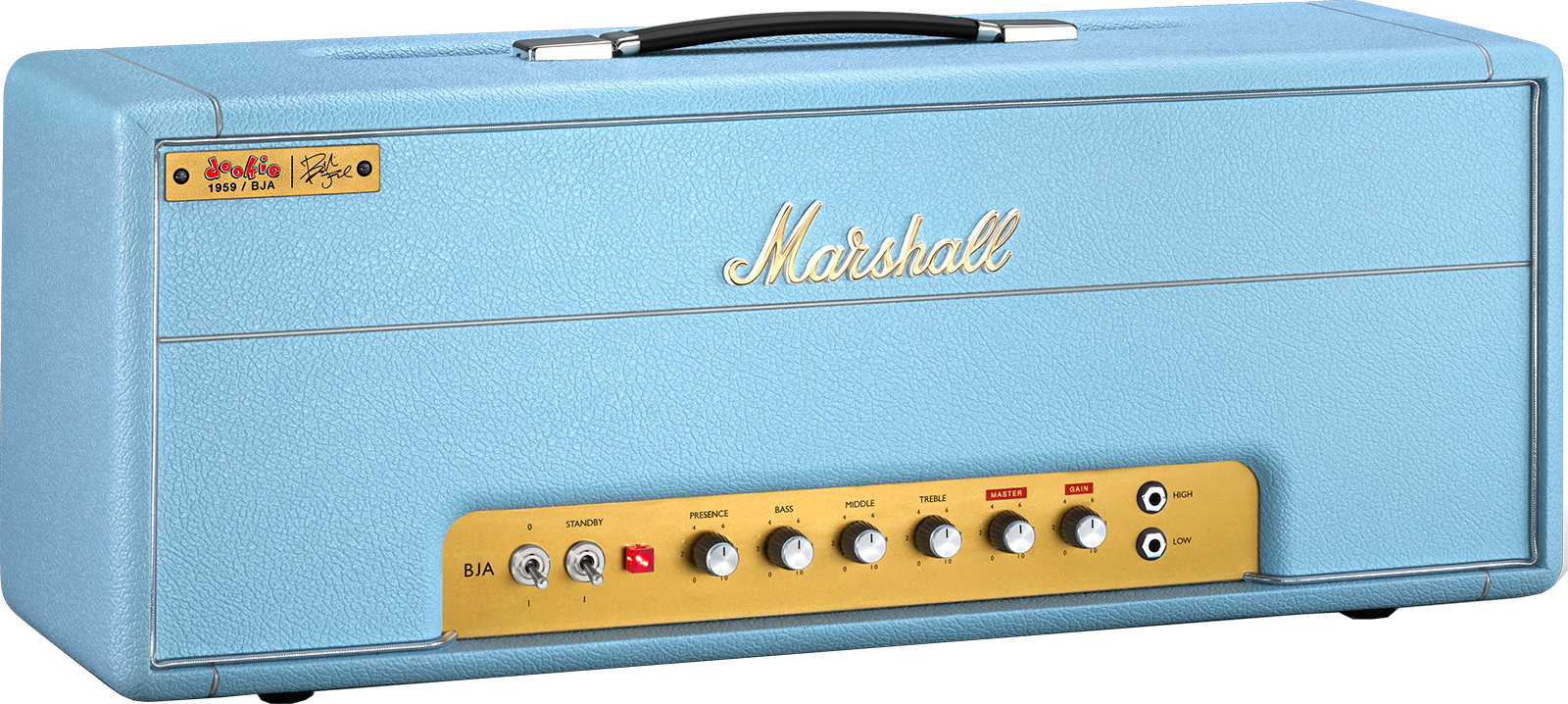 Marshall Billie Joe Armstrong 1959 Bja Handwired Head Signature 100w El34 - Cabezal para guitarra eléctrica - Main picture