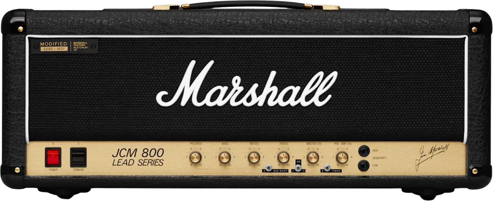 Marshall Jcm800 Modified 2203 100w El34 - Cabezal para guitarra eléctrica - Main picture