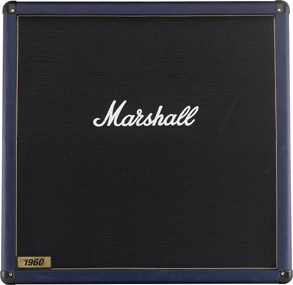Marshall Joe Satriani 1960bjsb 4x12 300w Pan Droit Blue Edition - Cabina amplificador para guitarra eléctrica - Main picture