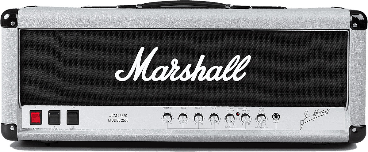 Marshall Jubilee Reissue 2555x Head 50/100w Silver - Cabezal para guitarra eléctrica - Main picture