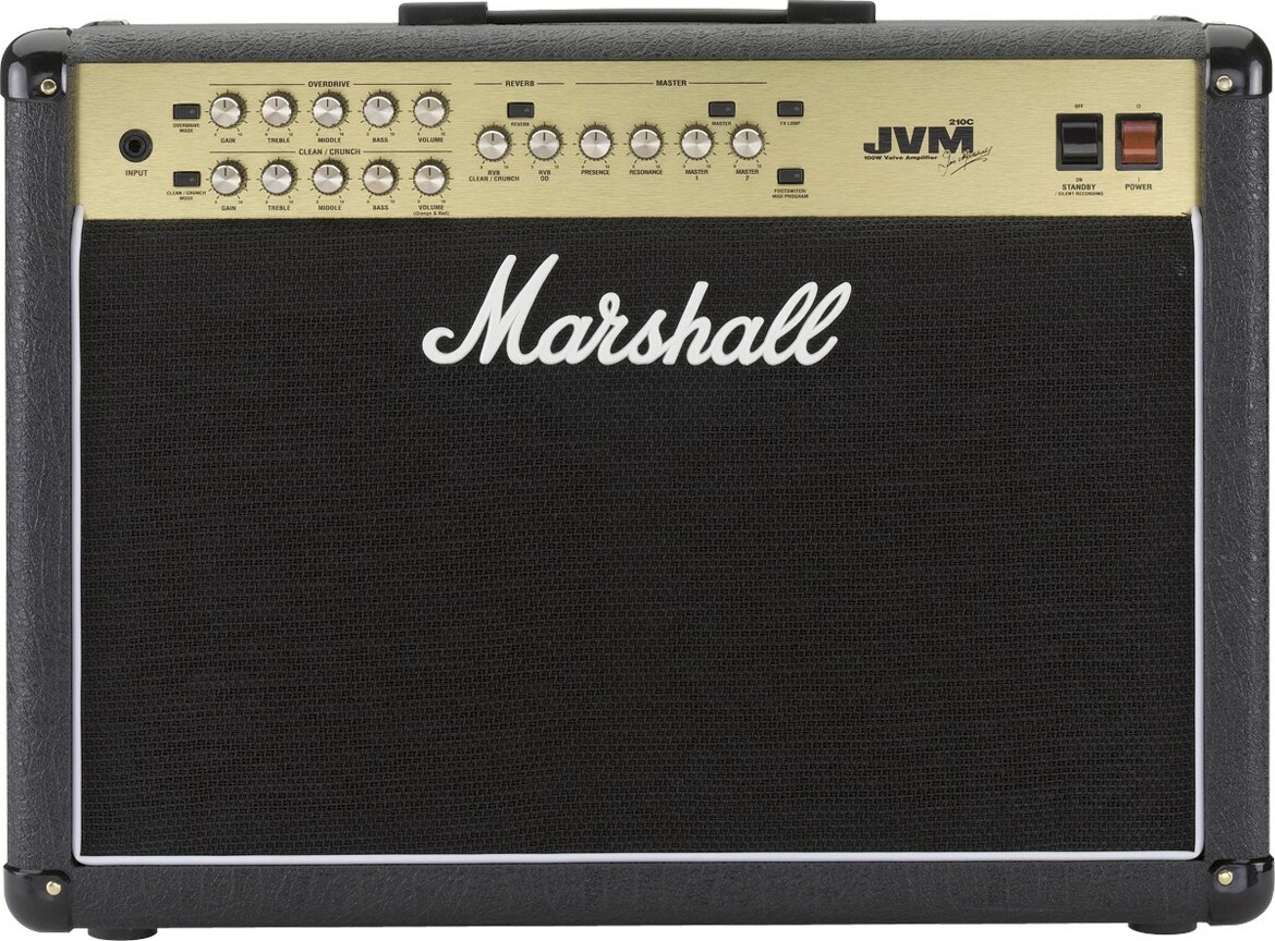 Marshall Jvm210c 100w 2x12 Black - Combo amplificador para guitarra eléctrica - Main picture