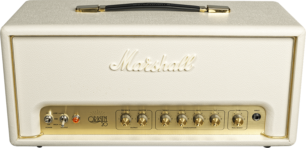 Marshall Origin 20 Head Cream Levant - Cabezal para guitarra eléctrica - Main picture