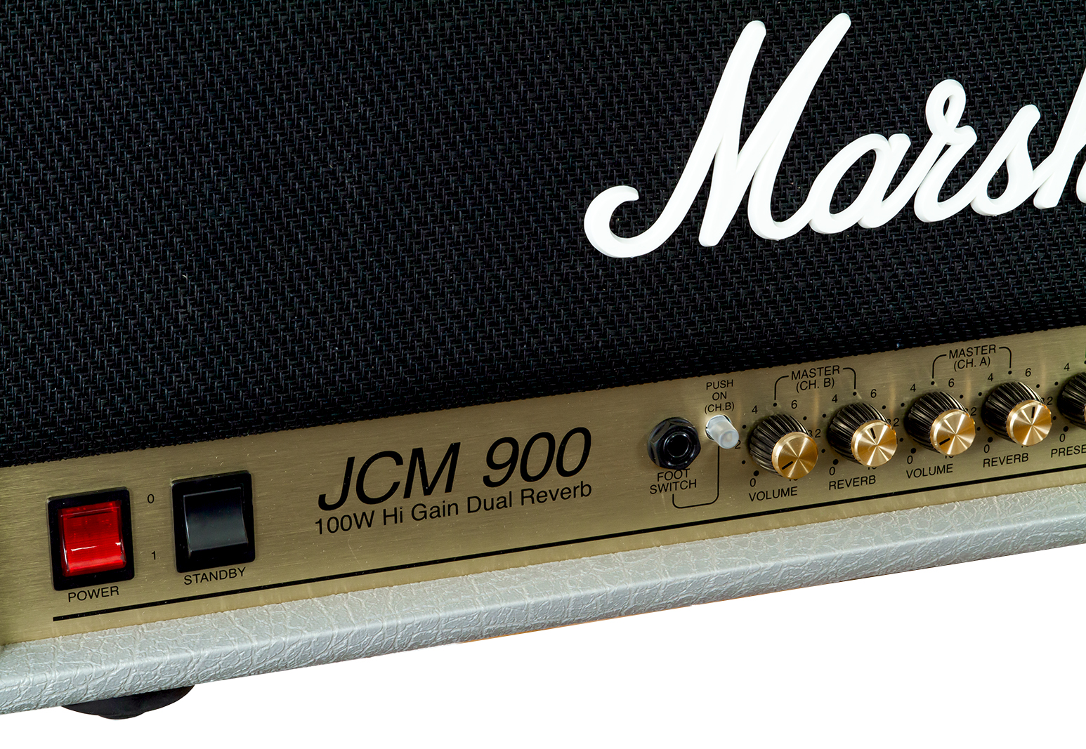 Marshall Jcm900 4100 Vintage Reissue Head 100w El34 Silver - Cabezal para guitarra eléctrica - Variation 2