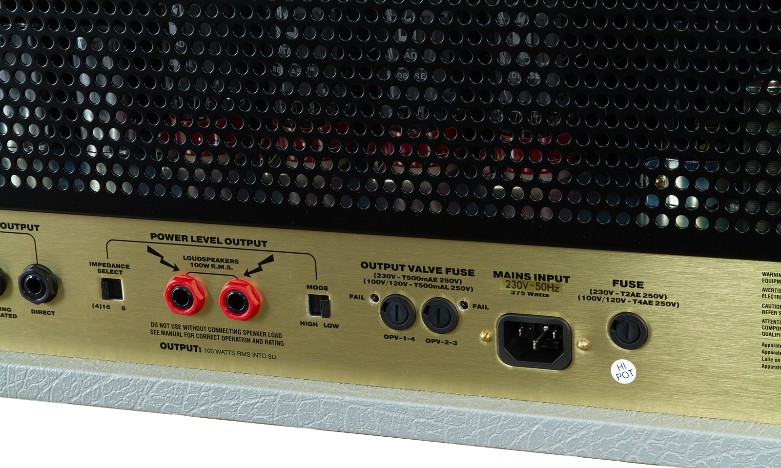 Marshall Jcm900 4100 Vintage Reissue Head 100w El34 Silver - Cabezal para guitarra eléctrica - Variation 5