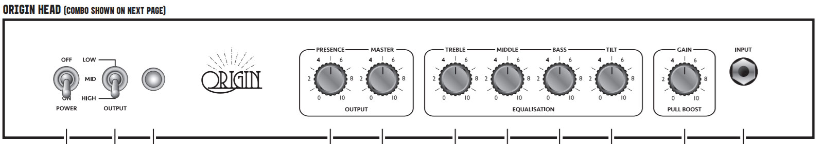 Marshall Origin 20h Head 20w - Cabezal para guitarra eléctrica - Variation 3