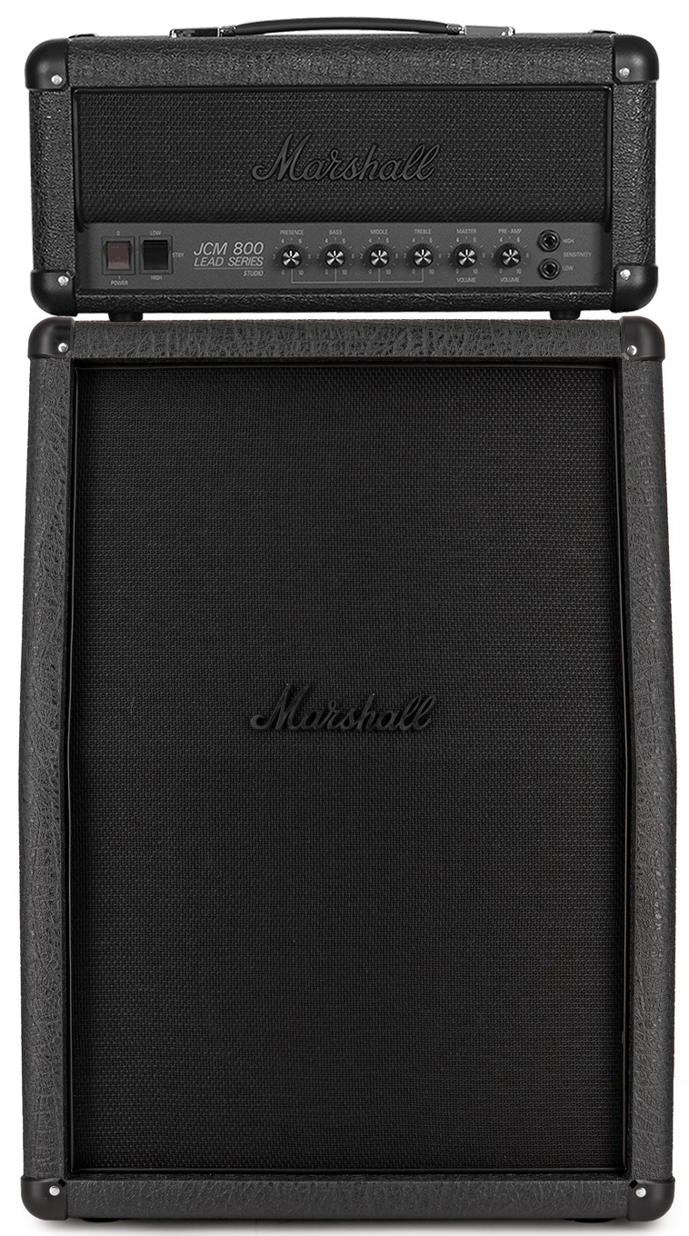 Stack amplificador guitarra eléctrica Marshall Studio Classic SC20H Head +  SC212 Cab Stack - Stealth Black