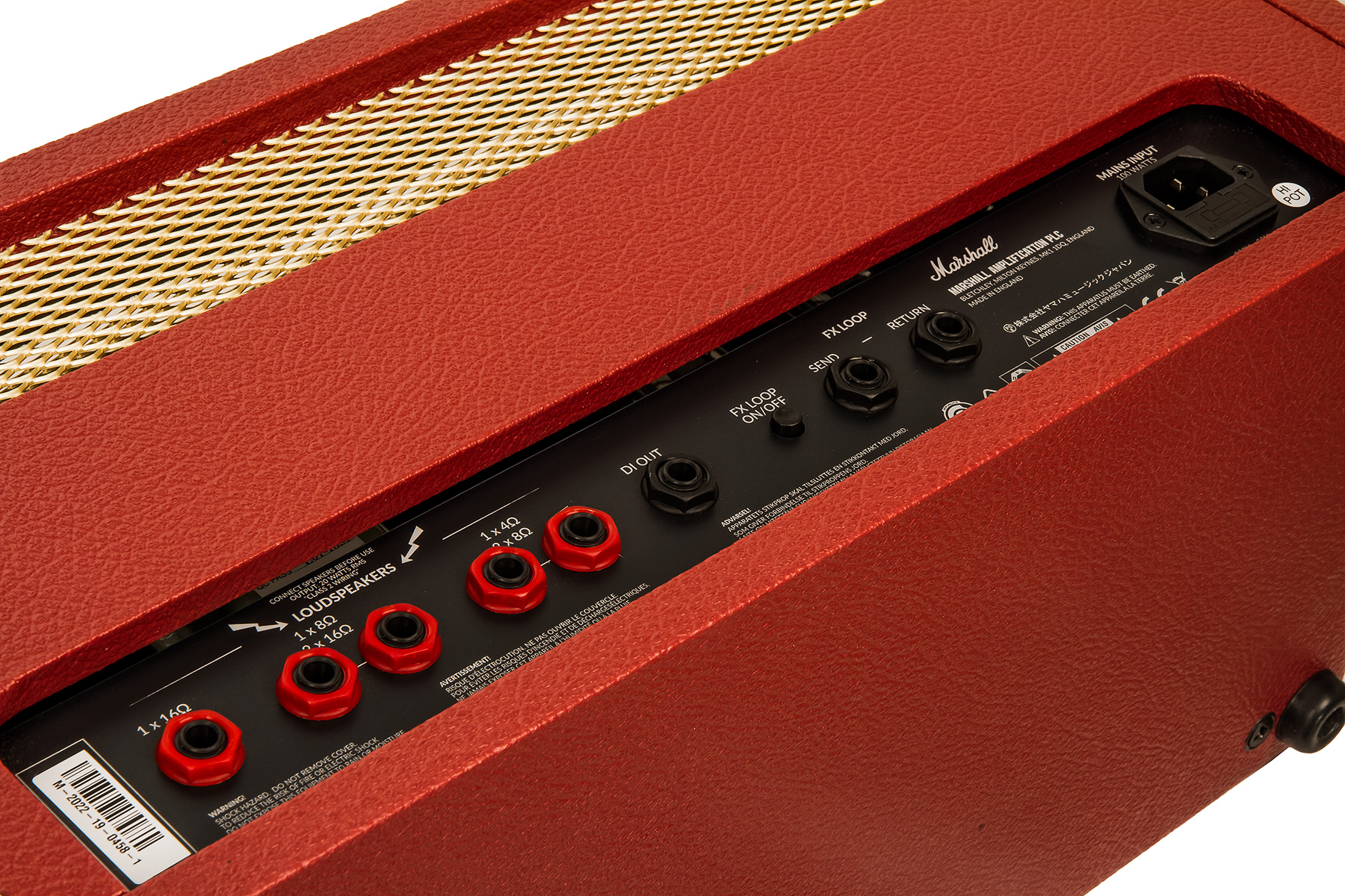 Marshall Studio Vintage Sv20h Head 5/20w Ltd Maroon/cream Levant - Cabezal para guitarra eléctrica - Variation 3