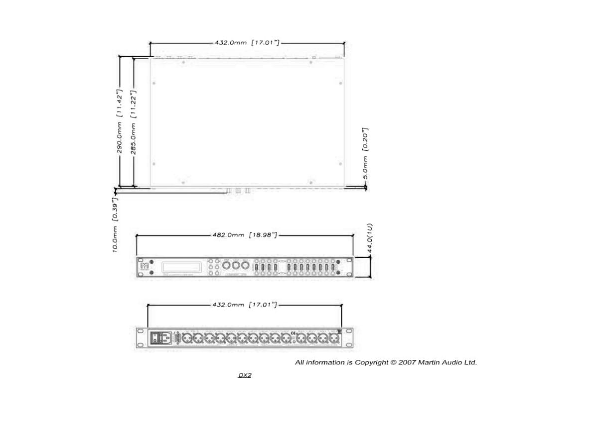 Martin Audio Dx2 - Procesador de efectos - Variation 1