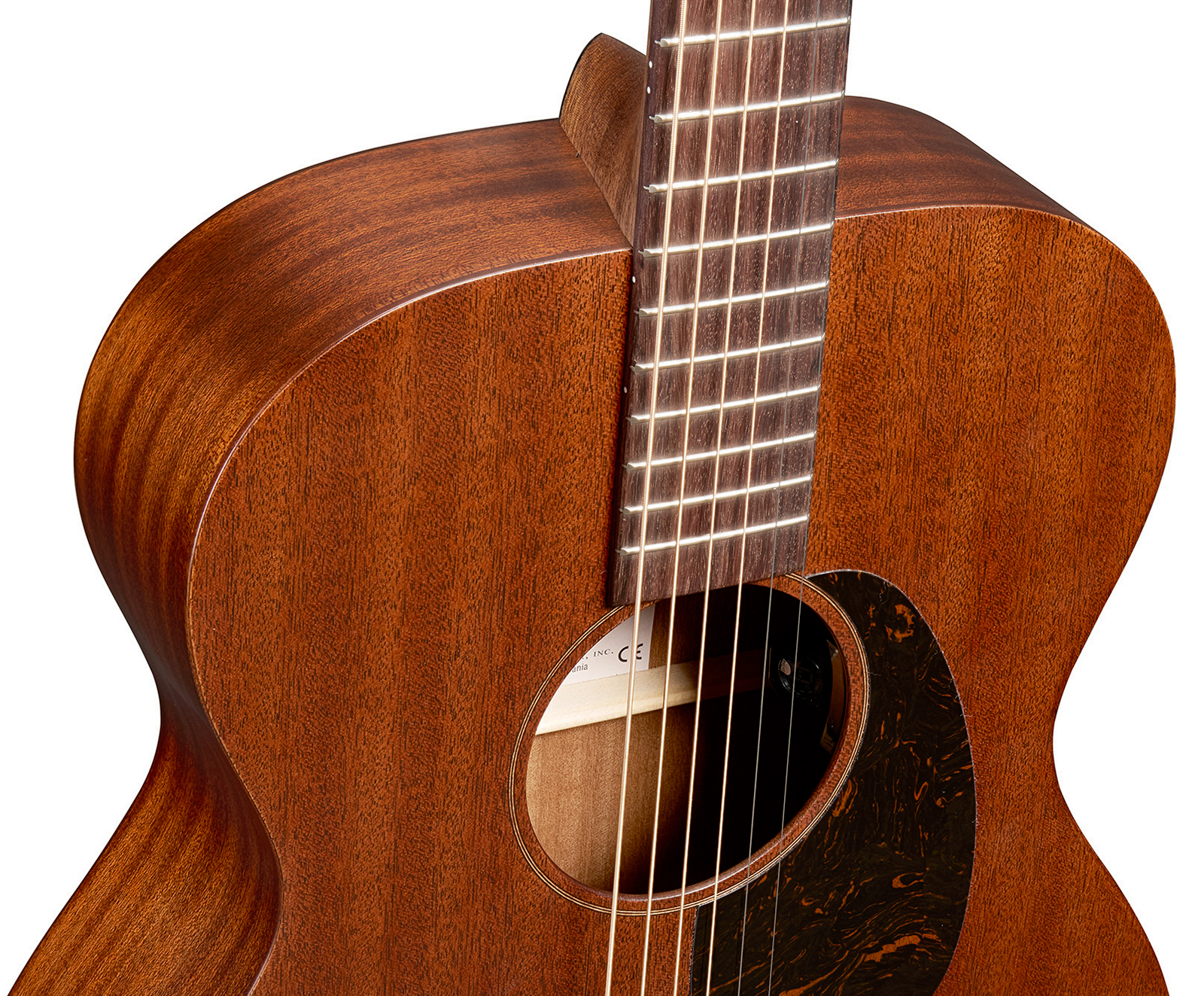 Martin 00010e Sapele Retro Road 000 Shsc Tout Sapele Eb - Dark Mahogany - Guitarra folk - Variation 2