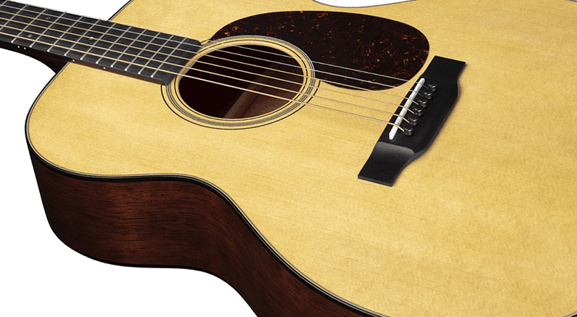 Martin 00018 Standard Golden Era 000 Shsc Tout Acajou Eb - Gloss Natural - Guitarra folk - Variation 2