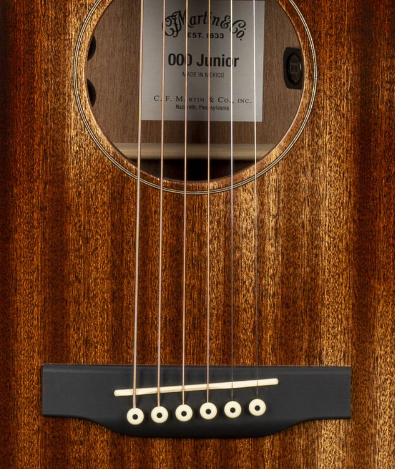 Martin 000cjre Junior Streetmaster 000 Pan Coupe Tout Sapele Ric - Dark Mahogany Distressed - Guitarra folk - Variation 2
