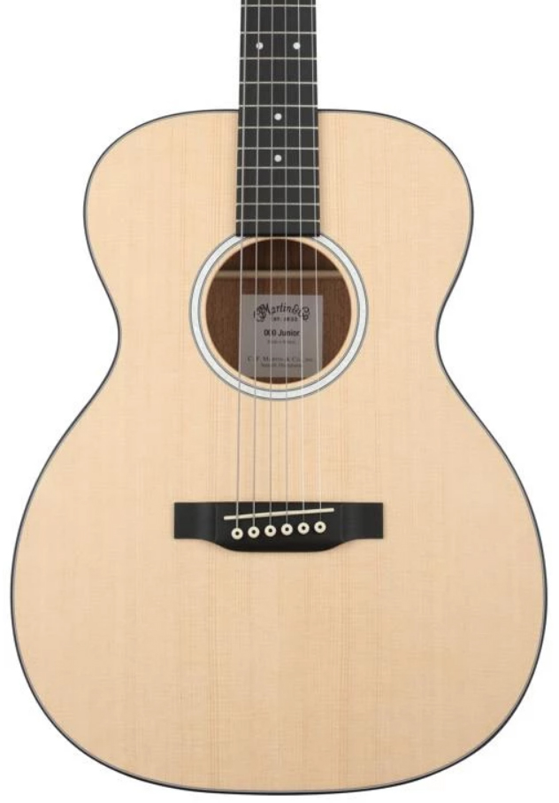 Martin 000jr-10 Auditorium Junior Epicea Sapele Ric +housse - Natural Satin - Guitarra acústica de viaje - Variation 2