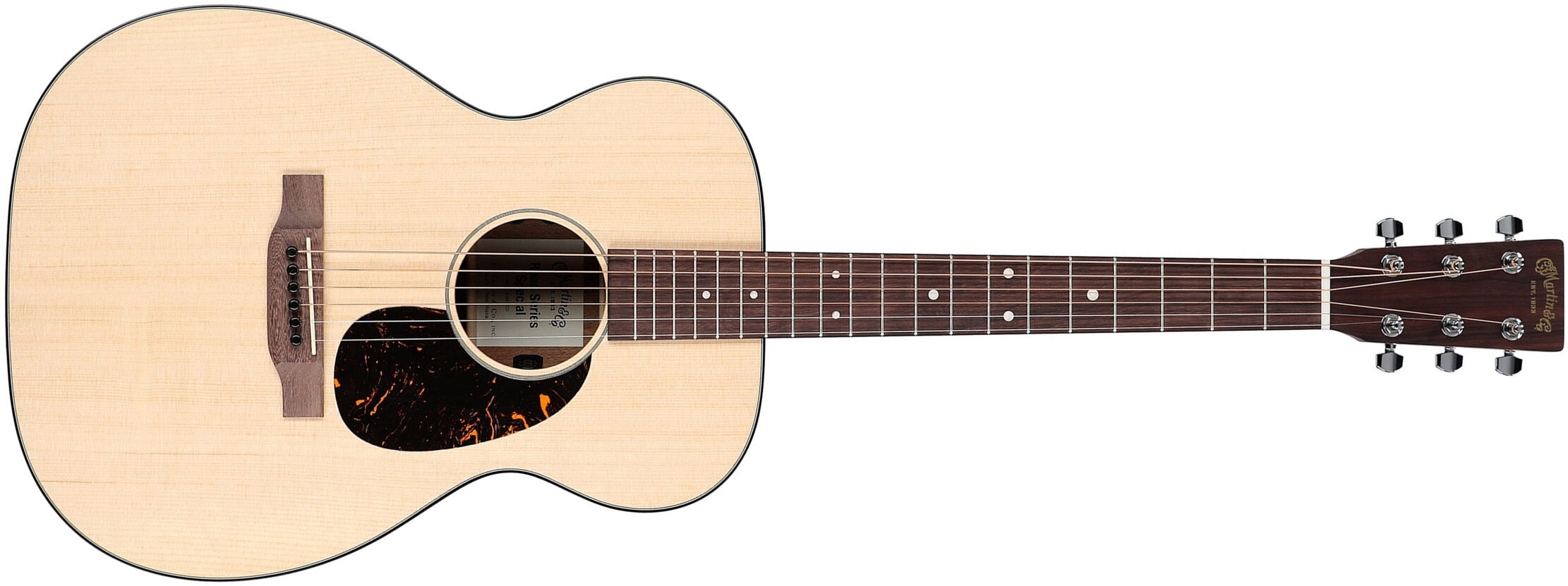 Martin 00-10e Special Road Grand Concert Shsc Epicea Sapele Rit - Natural Satin - Guitarra folk - Main picture