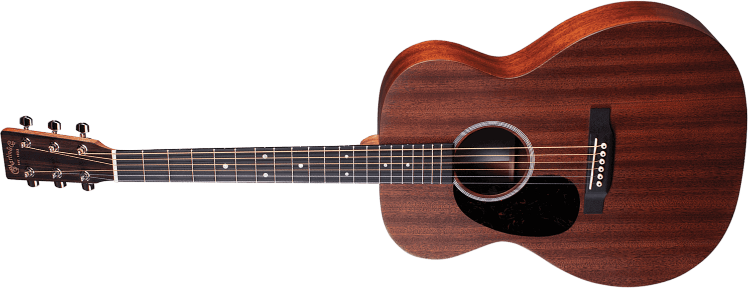 Martin 000-10e Road Tout Sapele Gaucher + Housse - Natural - Guitarra electro acustica - Main picture