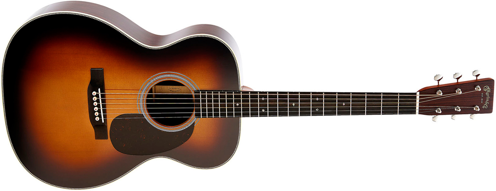Martin 00028 Standard Golden Era 000 Shsc Epicea Palissandre Eb - Gloss 1935 Sunburst - Guitarra folk - Main picture