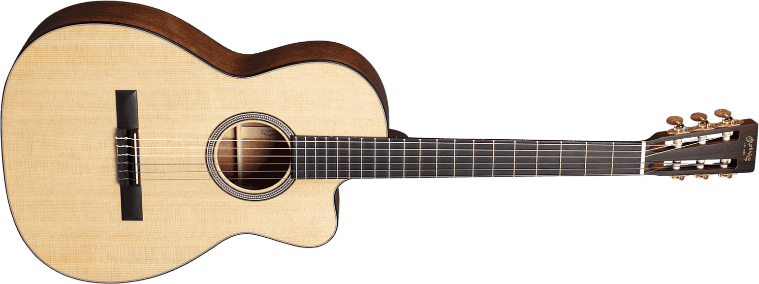 Martin 000c12-16e Nylon Auditorium Cw Epicea Acajou Eb - Natural - Guitarra clásica 4/4 - Main picture