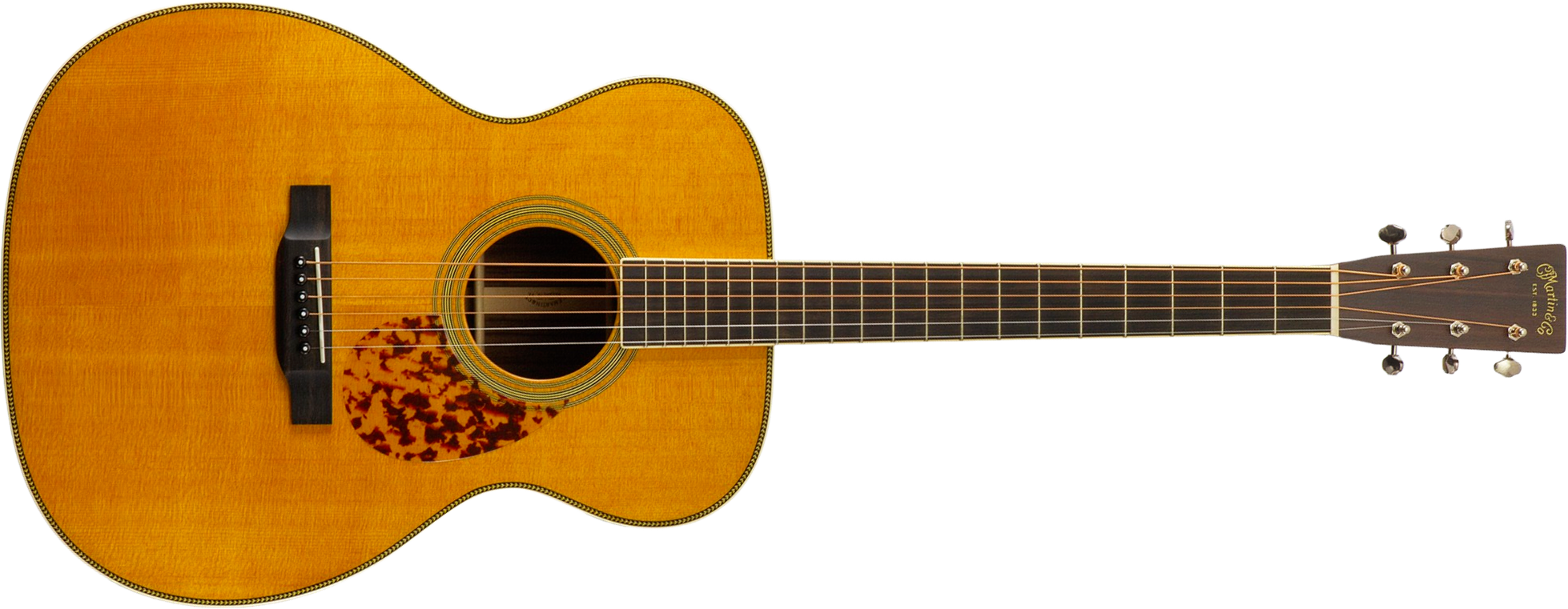 Martin Custom Shop 000 Epicea Adirondack / Palissandre Indian Eb #2703350 - Natural Aging Toner - Guitarra folk - Main picture
