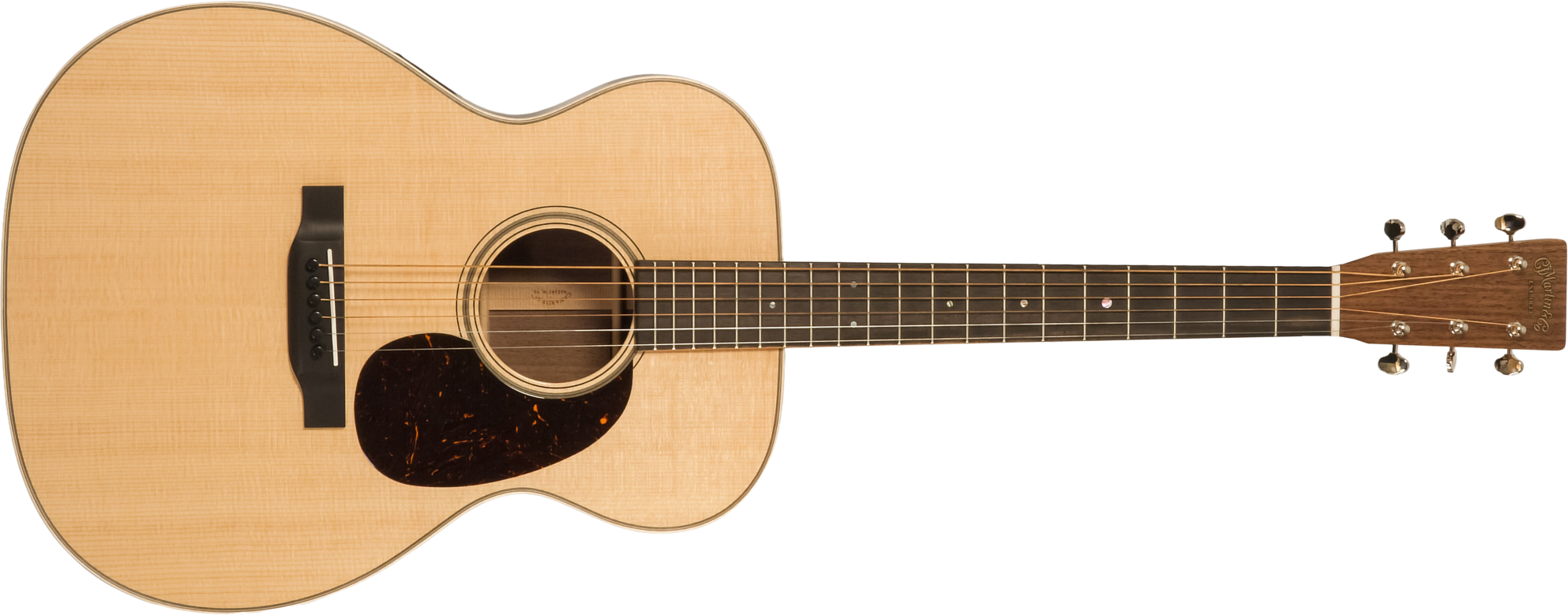 Martin Custom Shop 000 Shsc Epicea / Black Walnut Eb #2929870 - Natural - Guitarra folk - Main picture