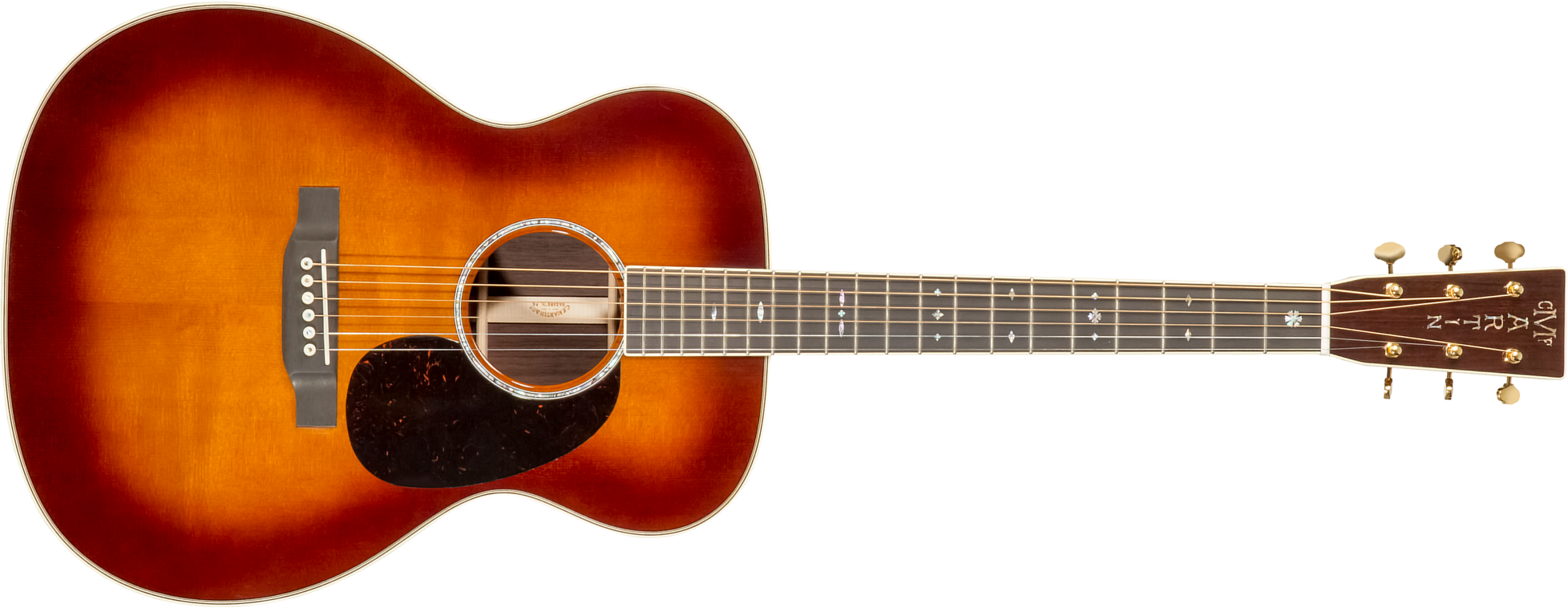 Martin Custom Shop Cs-000-c22056798 000 Epicea Palissandre Eb #2707297 - Ambertone 1933 - Guitarra acústica & electro - Main picture