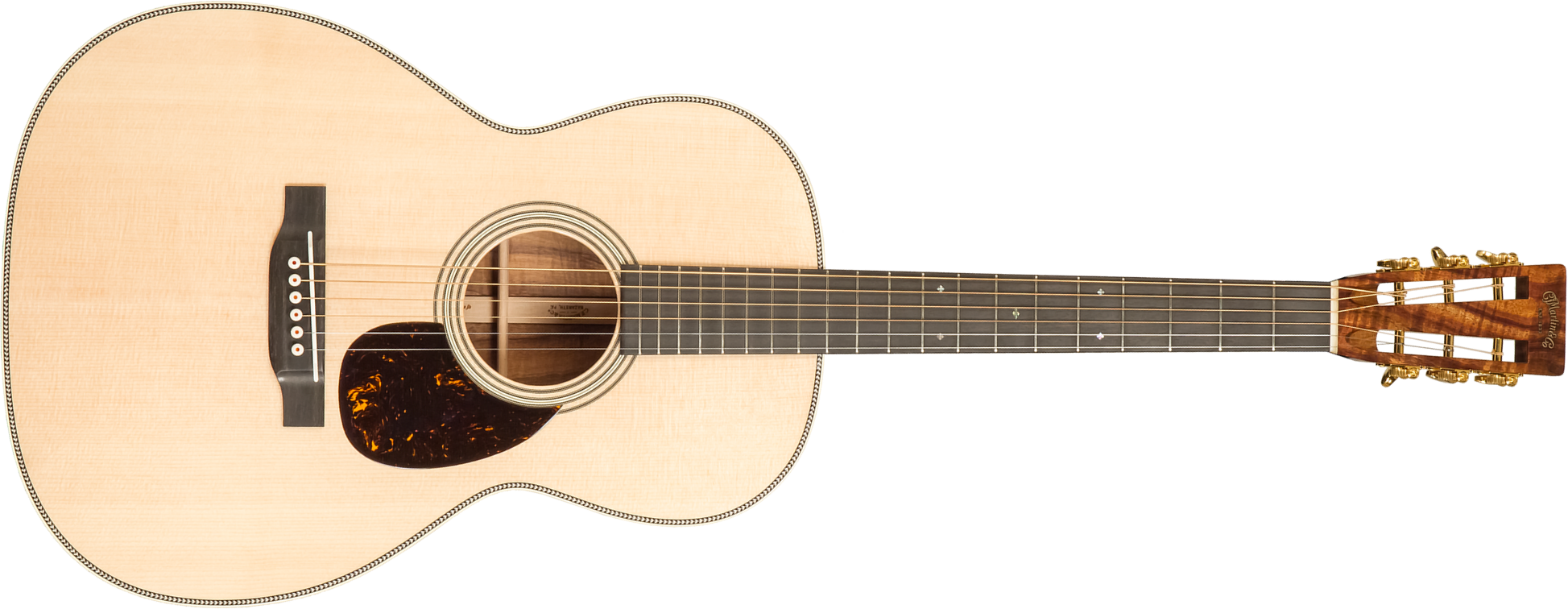 Martin Custom Shop Cs-000-c23036788 12-fret Epicea Koa Eb #2814830 - Natural - Guitarra folk - Main picture
