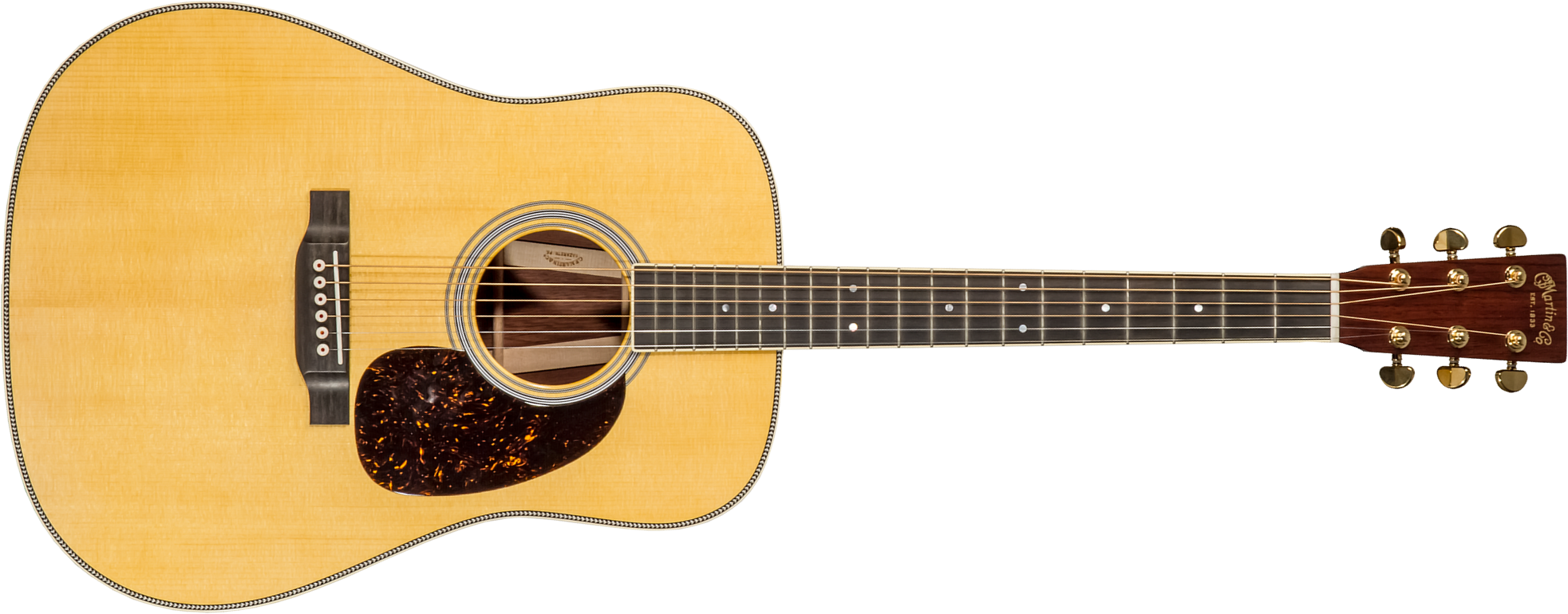 Martin Custom Shop Cs-d-c22025670 Dreadnought Epicea Palissandre Eb #2736835 - Natural Aging Toner - Guitarra acústica & electro - Main picture