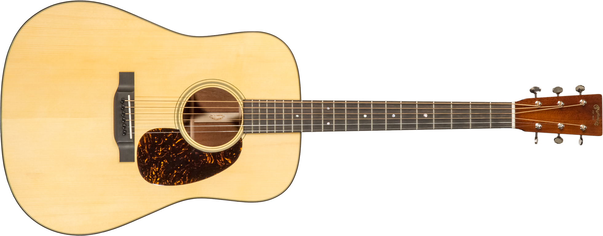 Martin Custom Shop Cs-d-c22025676 Dreadnought Epicea Acajou Eb #2736836 - Natural Aging Toner - Guitarra acústica & electro - Main picture