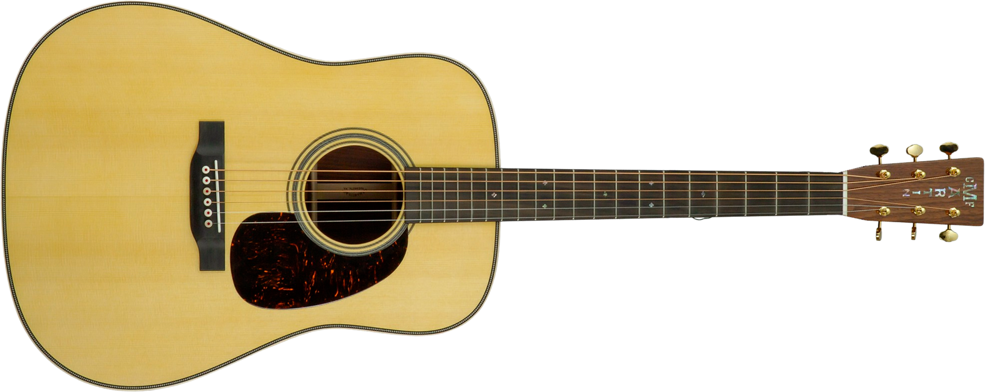 Martin Custom Shop Cs-d-c24055346 Dreadnought Epicea Carpates / Palissandre Guatemala Eb #2997714 - Natural Aging Toner - Guitarra Dreadnought - Main 
