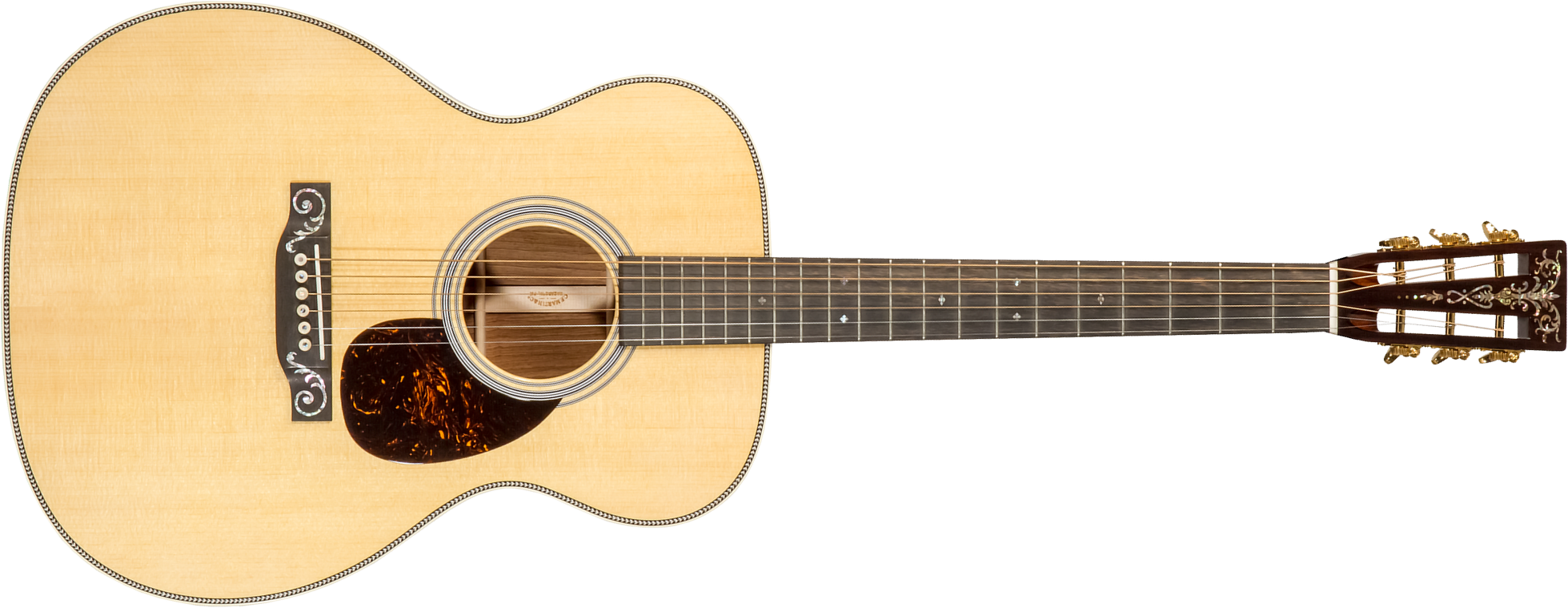 Martin Custom Shop Cs-om-c22025684 Orchestra Epicea Palissandre Eb #2736830 - Natural Aging Toner - Guitarra acústica & electro - Main picture