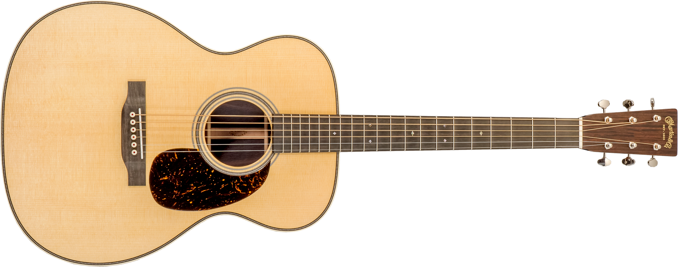 Martin Custom Shop Cs-om-c23036412 Orchestra Epicea Palissandre Eb #2816487 - Natural Aging Toner - Guitarra folk - Main picture
