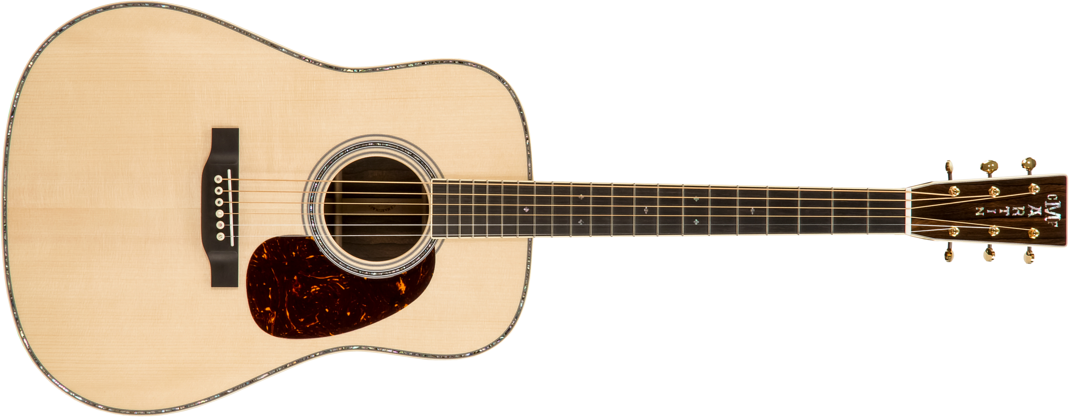 Martin Custom Shop Dreadnought Epicea Adirondack Ziricote Eb #2375257 - Natural - Guitarra acústica & electro - Main picture