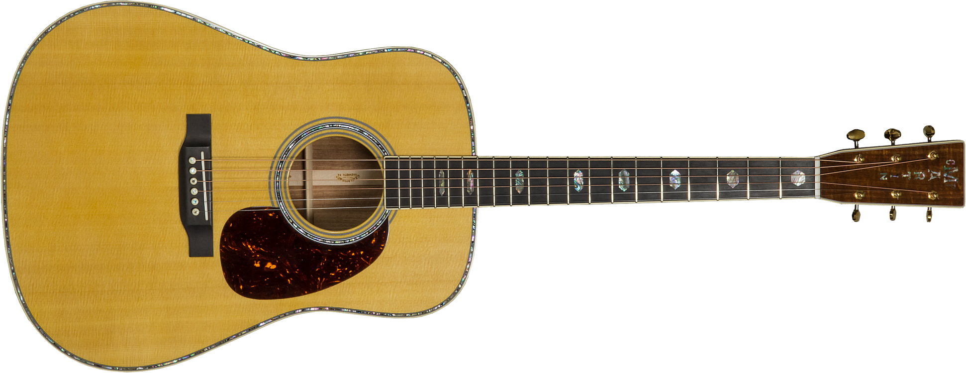 Martin Custom Shop Dreadnought Epicea Blackwood Eb #2375261 - Natural - Guitarra acústica & electro - Main picture