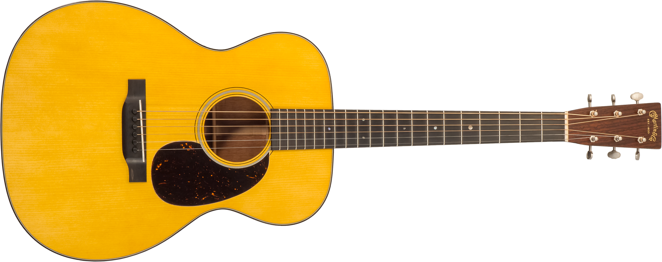 Martin Custom Shop Expert 000-18 1937 Epicea Acajou Eb #2815787 - Natural Vintage Toner Stage 1 Aging - Guitarra folk - Main picture