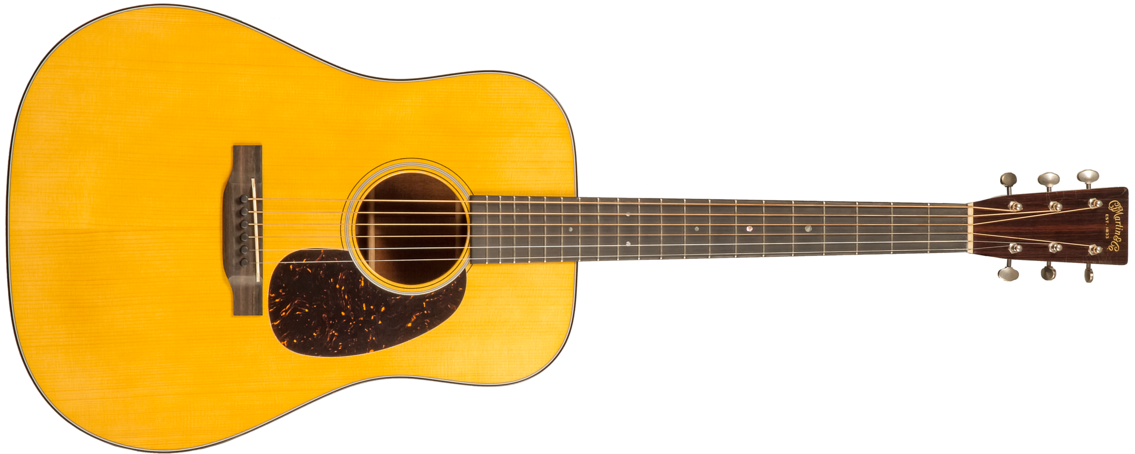 Martin Custom Shop Expert D-18 1937 Dreadnought Epicea Acajou Eb #2841322 - Natural Vintage Stage 1 Aging - Guitarra folk - Main picture