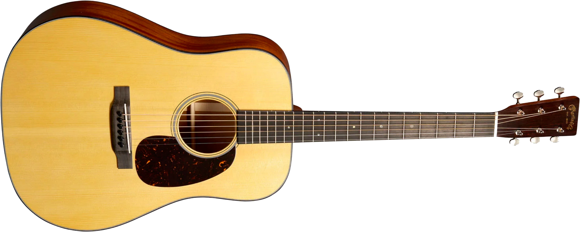 Martin Custom Shop Expert D18 1937 Sinker Mahogany Dreadnought Epicea Acajou Eb - Vintage Gloss Aging Toner - Guitarra folk - Main picture