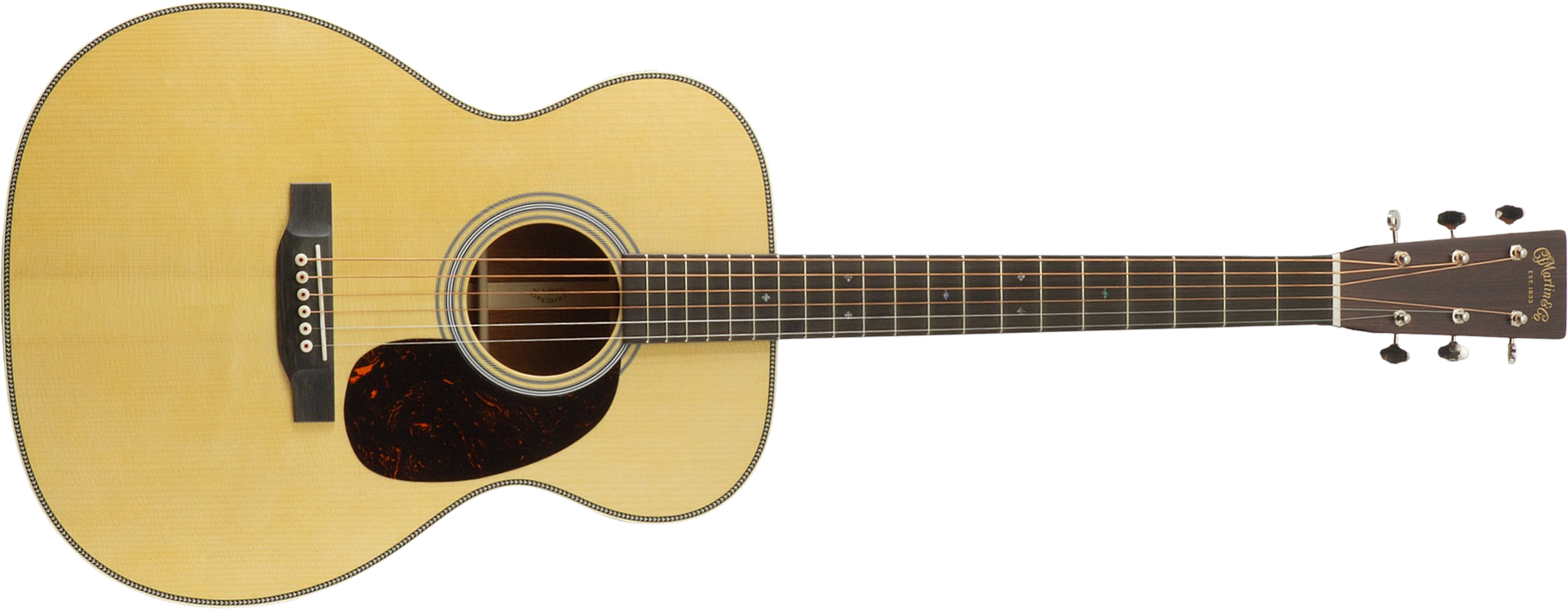 Martin Custom Shop Om Epicea Adirondack / Acajou Eb #2964118 - Natural Aging Toner - Guitarra folk - Main picture