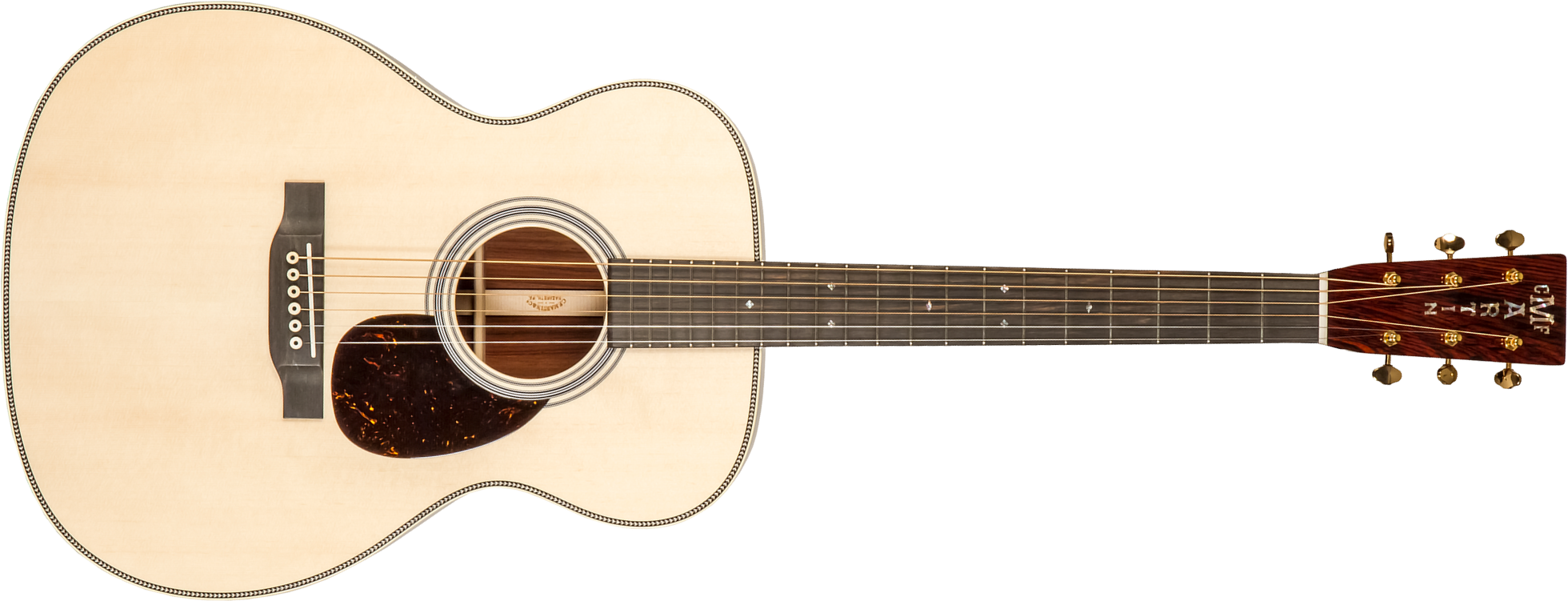 Martin Custom Shop Om Epicea Engelmann Cocobolo Eb #2736828 - Natural Clear - Guitarra acústica & electro - Main picture