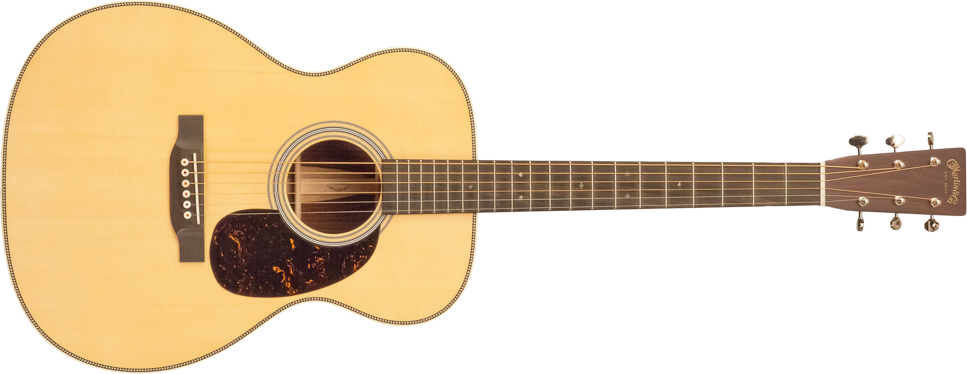Martin Custom Shop Om Epicea Englemann / Palissandre Guatemala Eb #2964119 - Natural Aging Toner - Guitarra folk - Main picture
